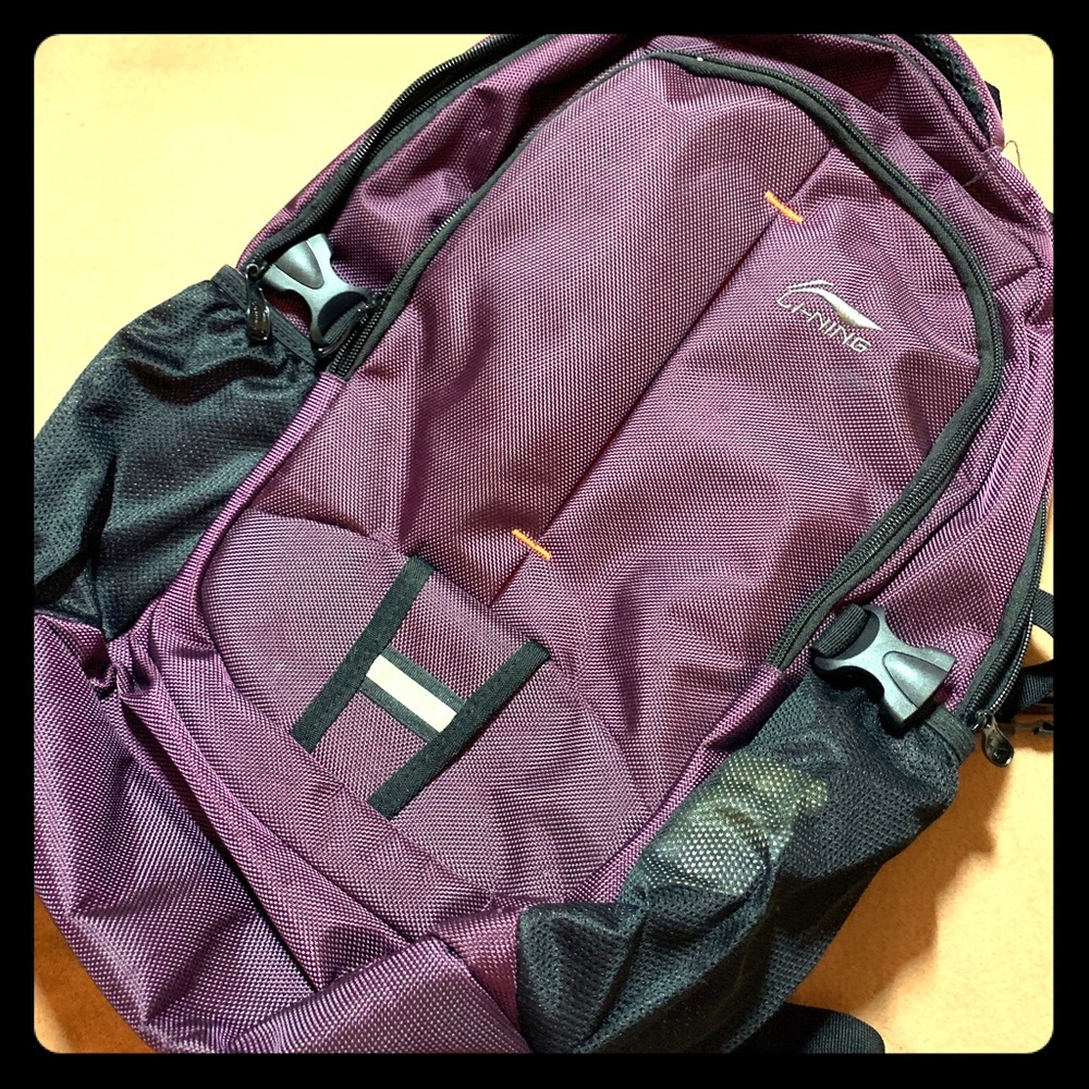 Lining backpack purple